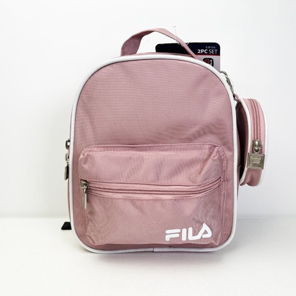 FILA Backpack Arista 2PC Set Pink with straps Brand New (women) - Picture 2 of 11